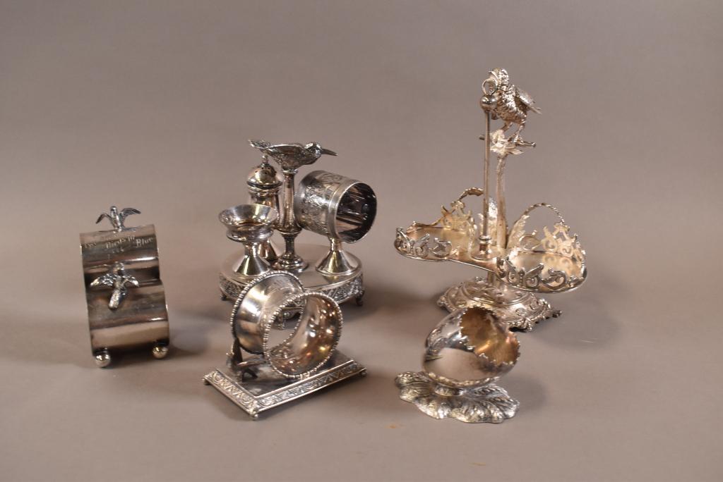 5 MISC VICTORIAN SILVERPLATED TABLE ITEMS (1 of 6)