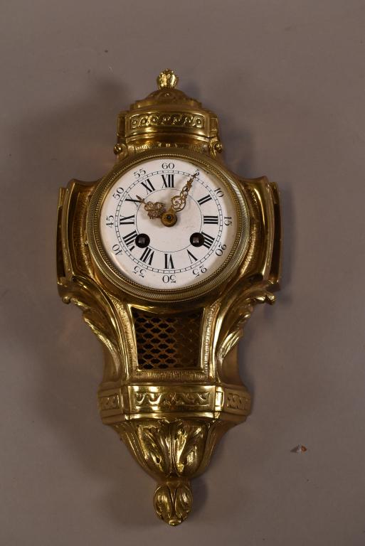 BRONZE FRENCH WALL CLOCK (1 of 4)