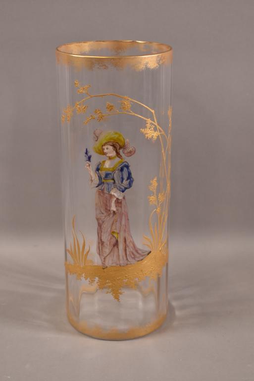 MOSER STYLE HAND PAINTED VASE (1 of 3)