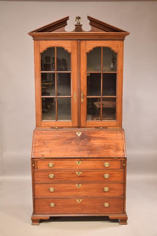 19TH CENTURY SHERATON STYLE SECRETARY (1 of 7)
