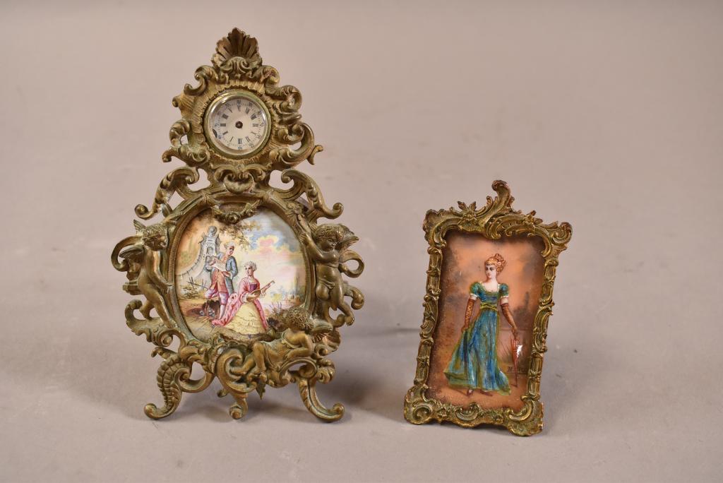 2 FRENCH PORTRAIT PLAQUES (1 of 5)