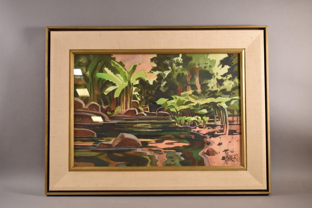 MILFORD ZORNES "ARROYO COBANO" WATERCOLOR (1 of 5)