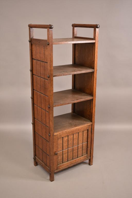ARTS & CRAFTS TALL MAGAZINE RACK (1 of 3)