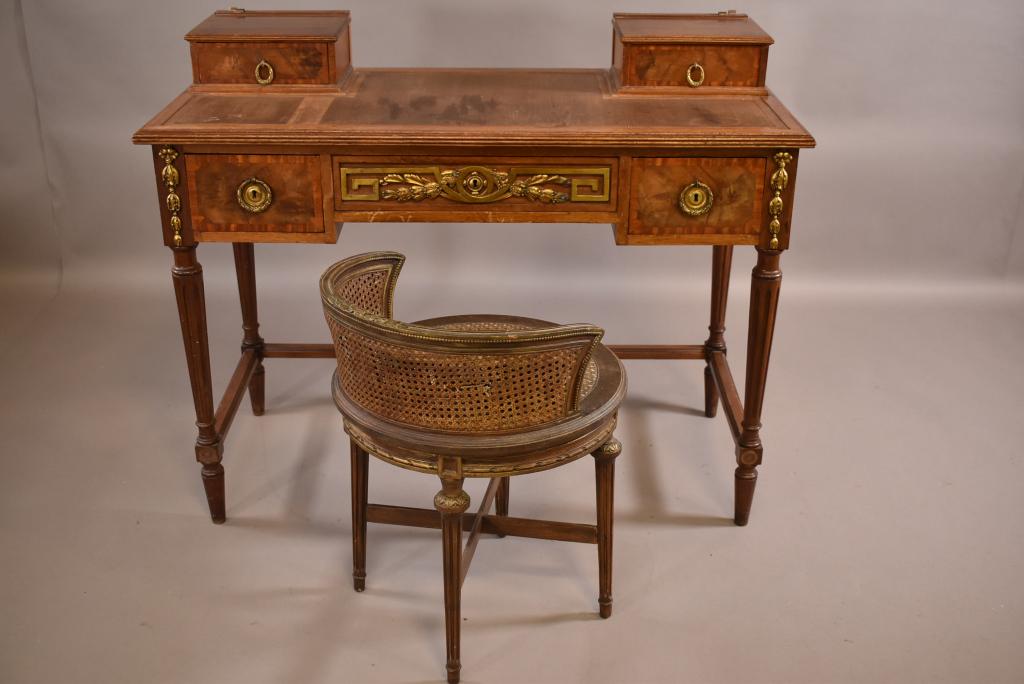 ANTIQUE FRENCH VANITY W/ STOOL (1 of 10)