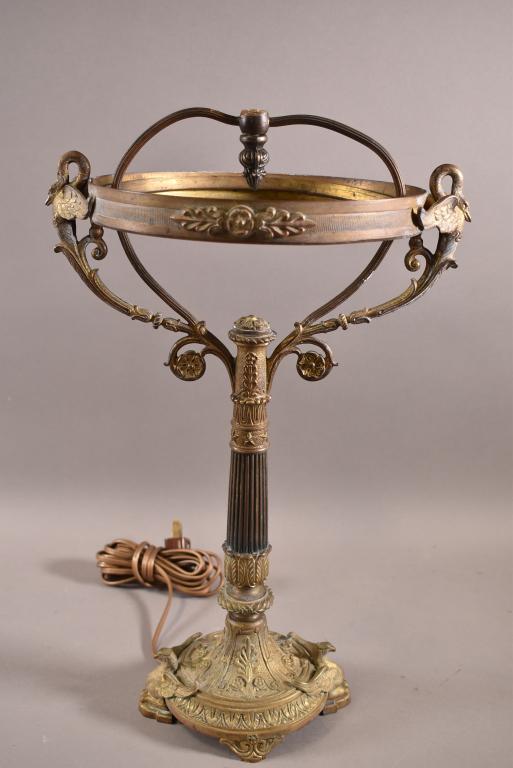 FRENCH BRONZE LAMP BASE (1 of 3)