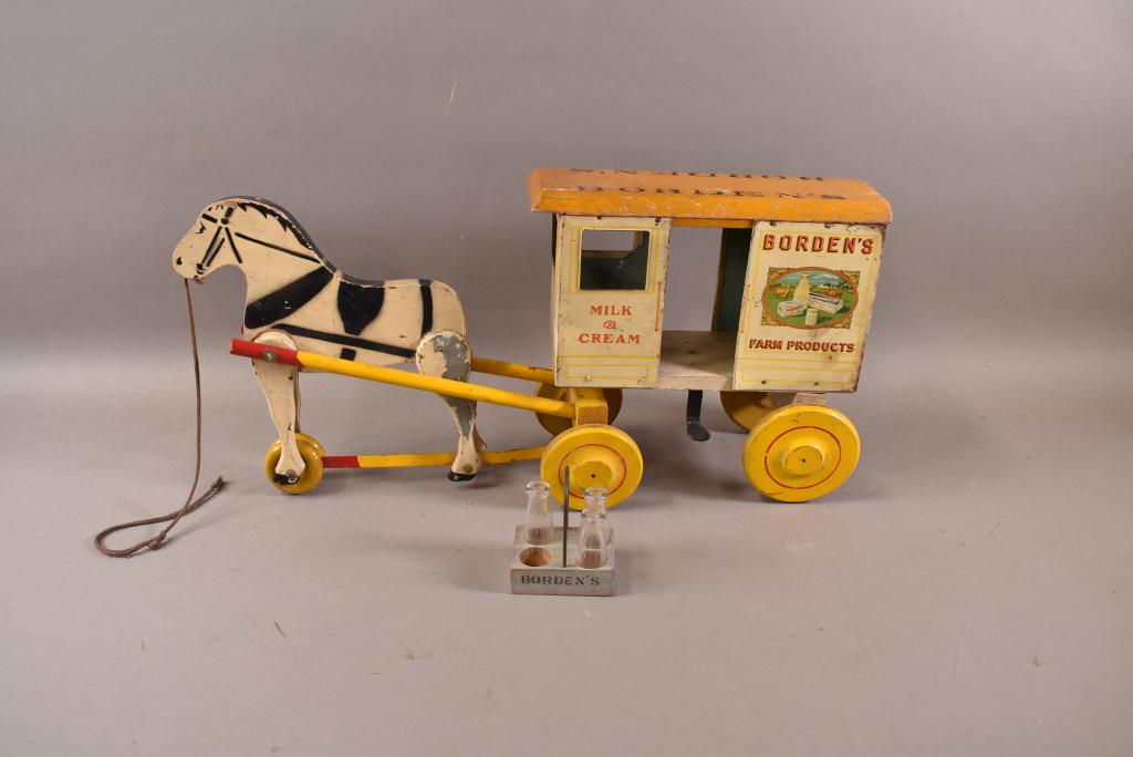 MORRISON RICH TOYS "BORDENS HORSE WAGON" (1 of 7)