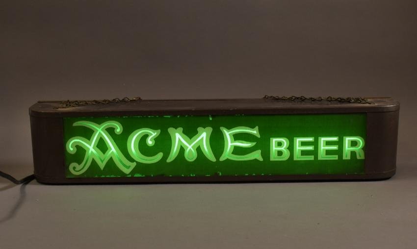 ACME BEER LIGHT UP SIGN (1 of 5)