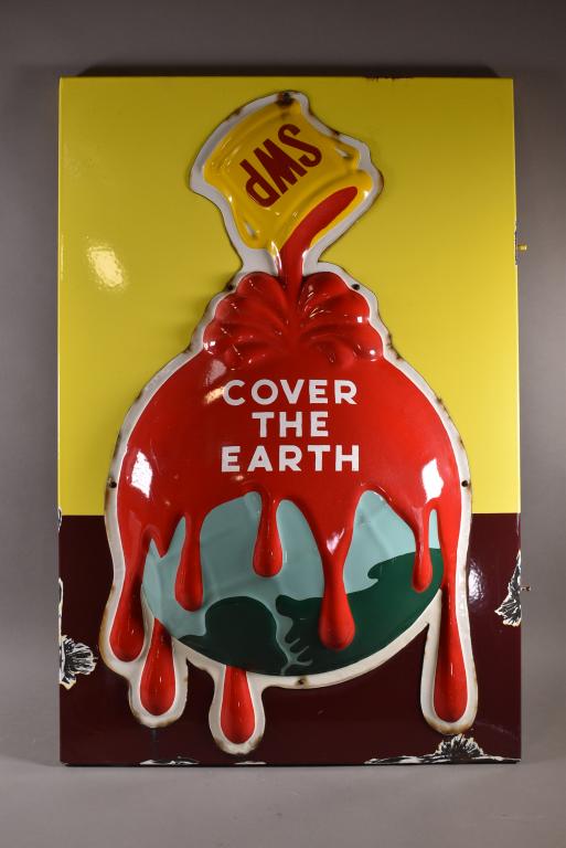 SHERWIN WILLIAMS PAINT PORCELAIN SIGN (1 of 6)