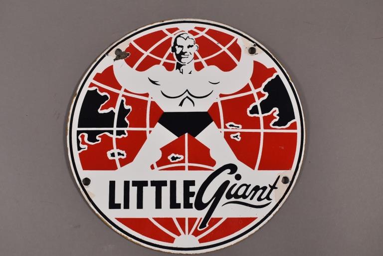 LITTLE GIANT PORCELAIN SIGN (1 of 5)