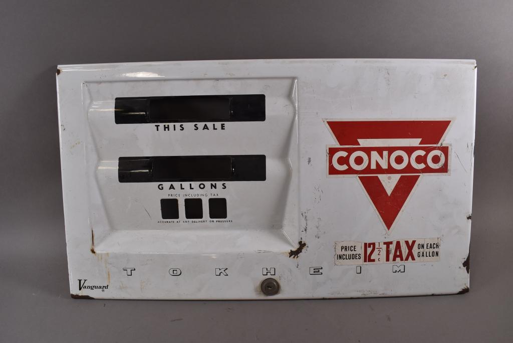 CONOCO GAS PUMP FACE (1 of 4)