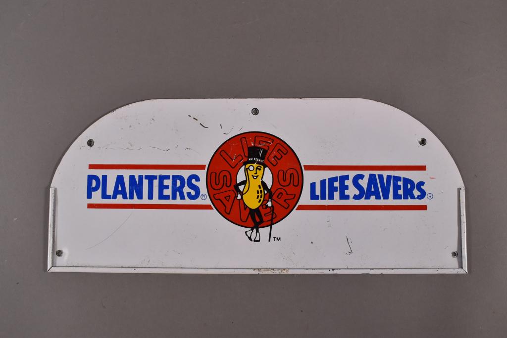 PLANTERS LIFESAVER TIN DISPLAY TOP (1 of 2)