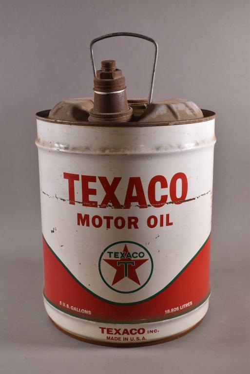 TEXACO 5 GALLON OIL CAN (1 of 2)