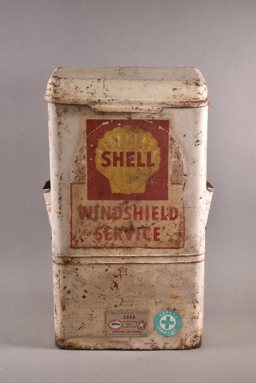 SHELL WINDSHIELD SERVICE RAG ISLAND CABINET (1 of 4)
