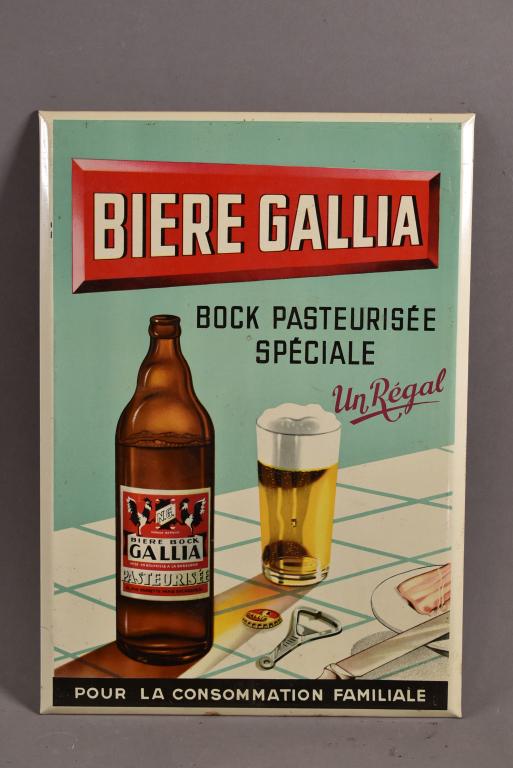 BIERE GALLIA BEER ADVERTISMENT (1 of 2)