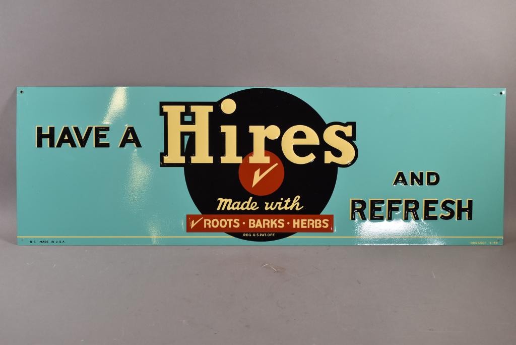 HIRES ROOT BEER TIN SIGN (1 of 5)