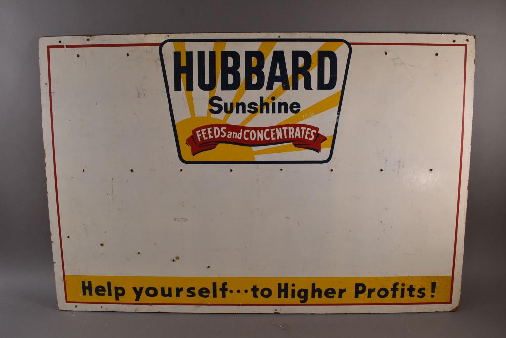 HUBBARD SUNSHINE ADVERTISEMENT BOARD (1 of 3)