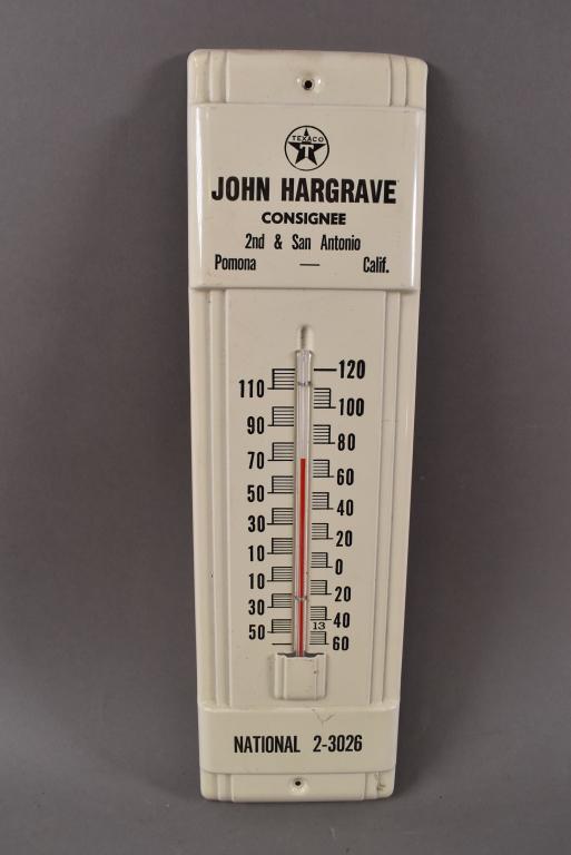 TEXACO POMONA CALIFORNIA THERMOMETER (1 of 3)