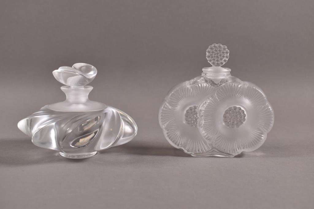 2 LALIQUE PERFUME BOTTLES (1 of 4)