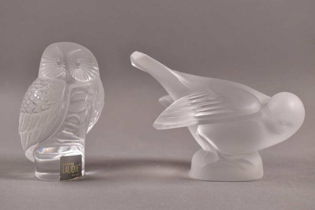 2 LALIQUE PAPER WEIGHTS (1 of 3)