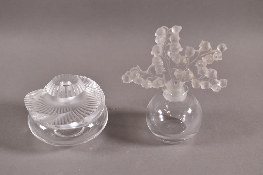 2 LALIQUE PERFUME BOTTLES (1 of 3)