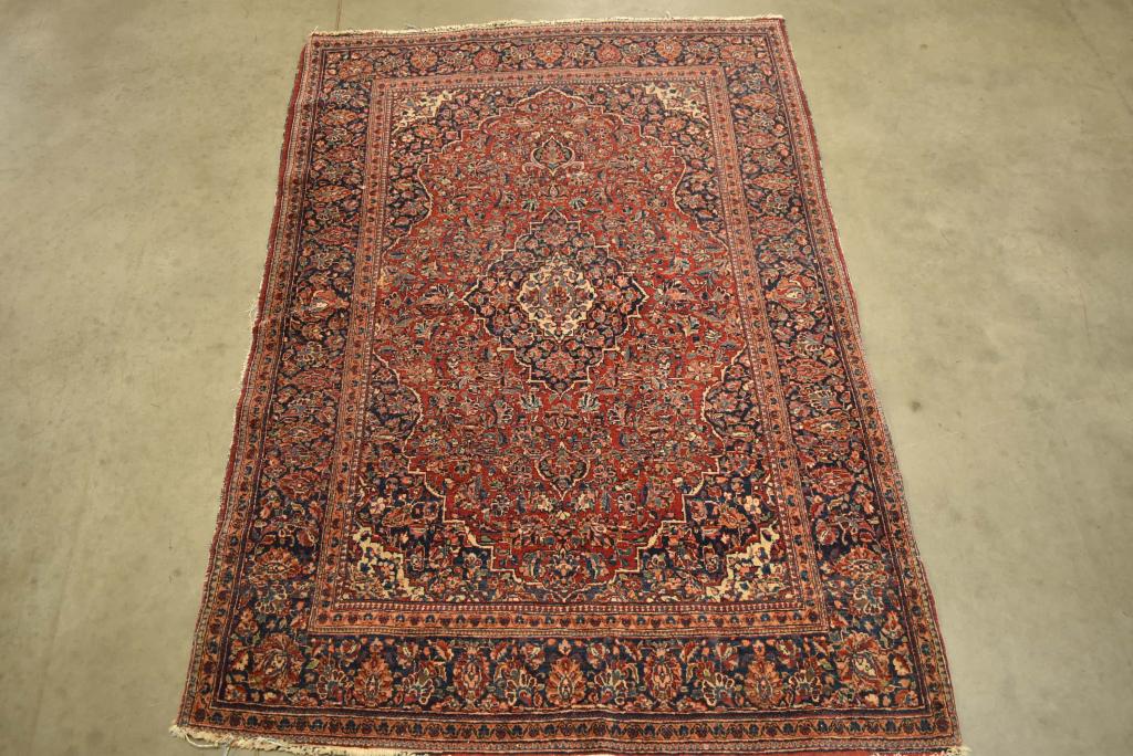 APPROX. 6' 5" x 4' 3"  HANDMADE PERSIAN RUG (1 of 5)