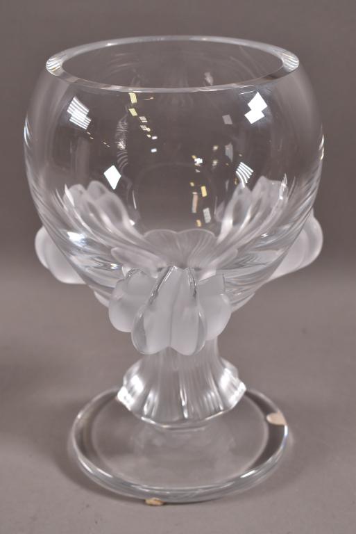 BAGHEERA CLAW LALIQUE VASE (1 of 5)