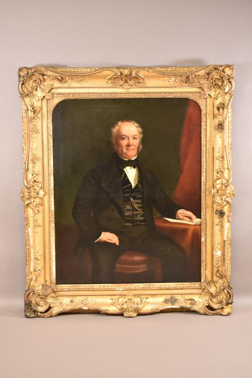 MONUMENTAL 19TH CENTURY PORTRAIT OF A GENTLEMAN (1 of 10)