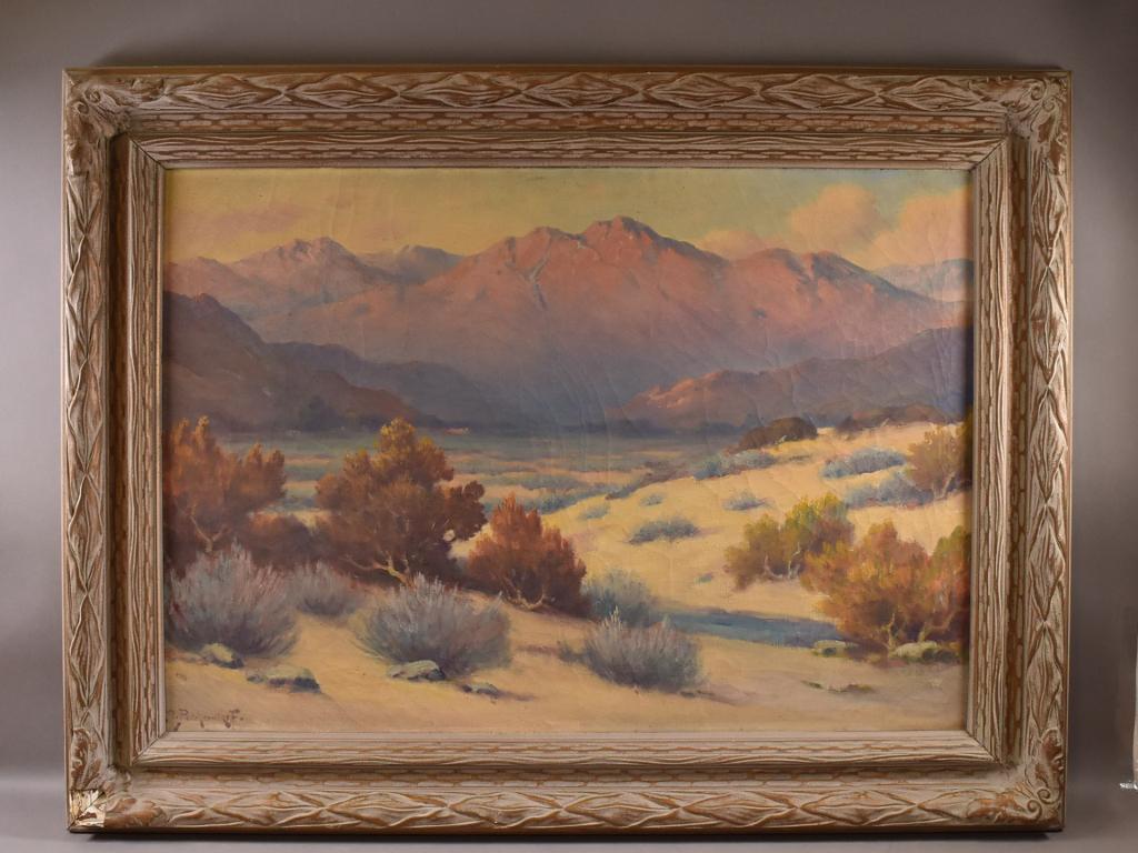ALEX MATTHEW PODCHERNIKOFF DESERT SCENE PAINTING (1 of 4)