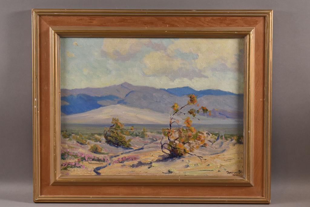 DOUGLAS SHIVLEY DESERT LANDSCAPE OIL PAINTING (1 of 5)