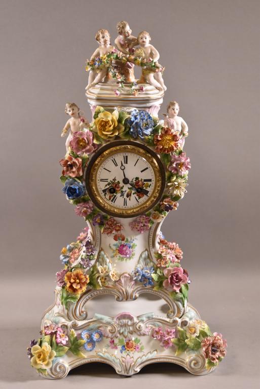 DRESDEN MANTLE CLOCK (1 of 5)