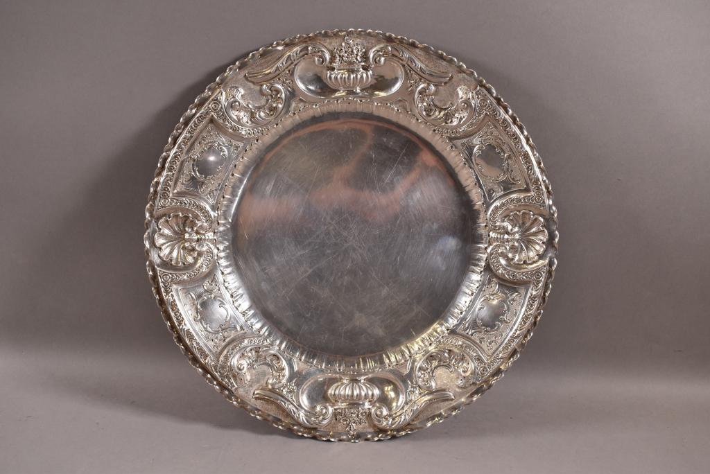 FANCY 800 SILVER CENTER PLATE (1 of 5)