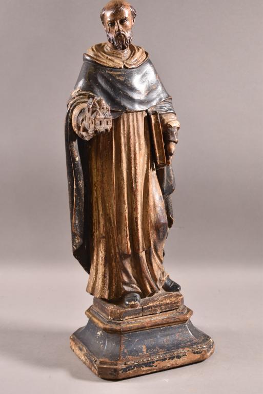 EARLY 19TH CENTURY SANTO FIGURE (1 of 6)