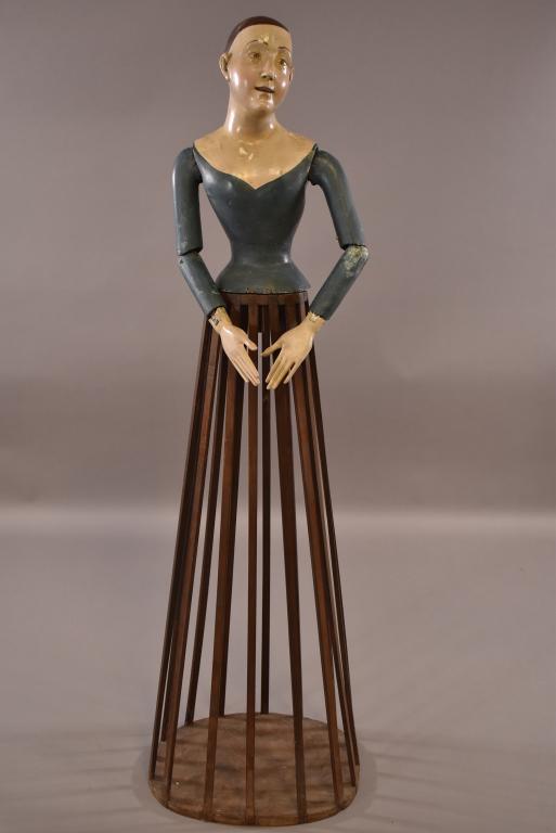 18TH CENTURY LIFE SIZE CAGE SANTO FIGURE (1 of 7)