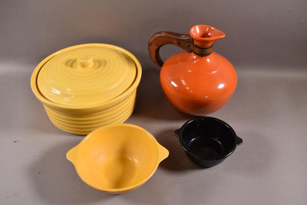 4 PIECES OF BAUER POTTERY (1 of 4)