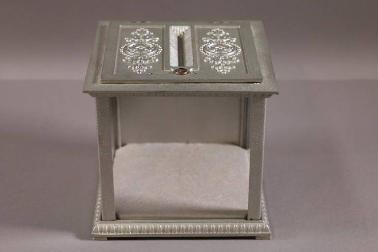 Nickel Finish National Cash Register Receipt Box