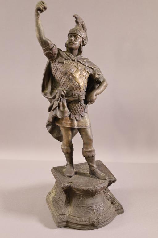 SPELTER ROMAN FIGURE (1 of 3)