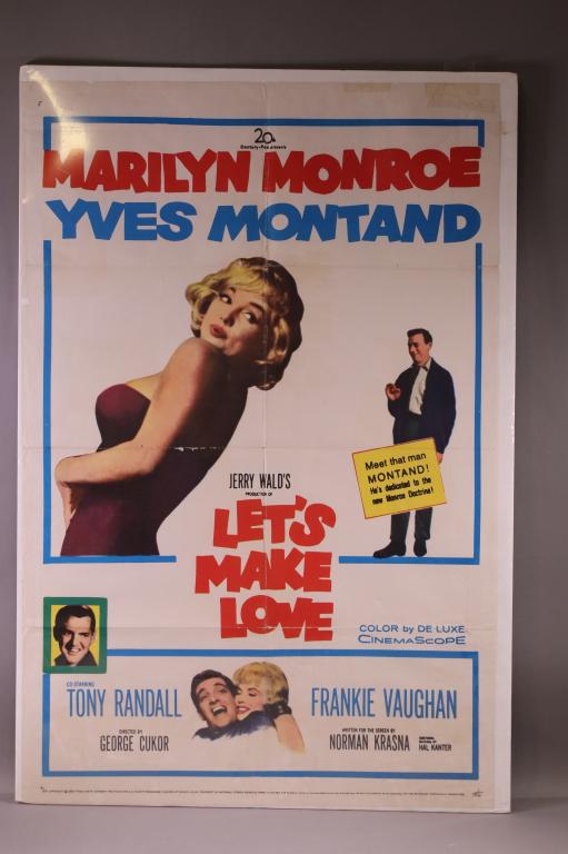 "LET'S MAKE LOVE" MARILYN MONROE MOVIE POSTER (1 of 4)