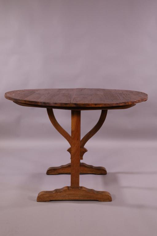 PRIMITIVE ROUND TILT TOP TABLE (1 of 4)