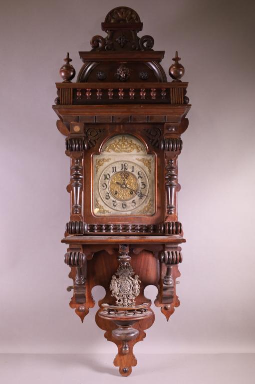 FANCY VICTORIAN WALL CLOCK (1 of 4)