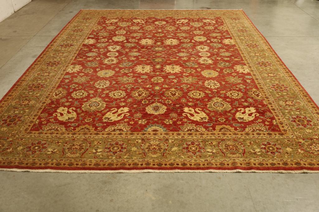 APPROX. 9' X 12'6" HANDMADE PERSIAN RUG (1 of 6)