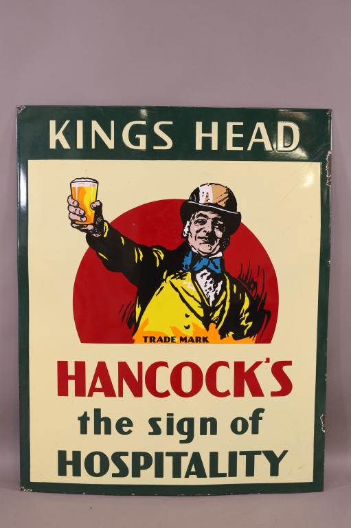 HANCOCK'S KINGS HEAD SSP SIGN (1 of 2)