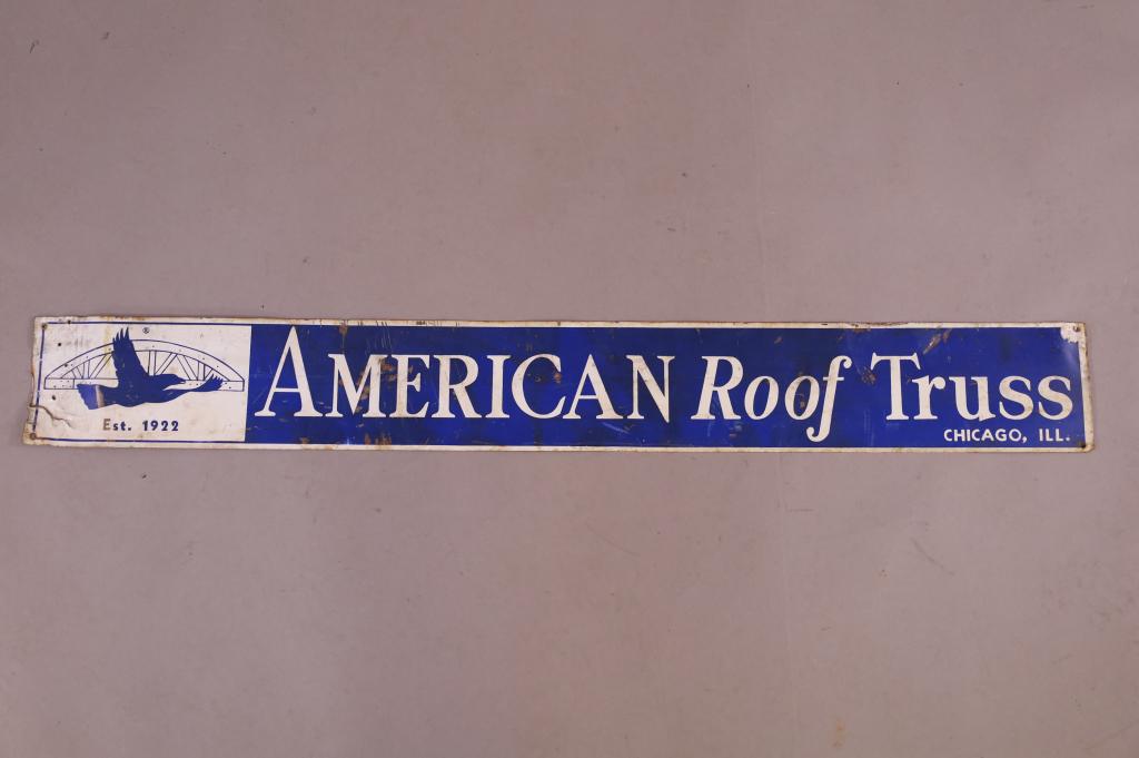 AMERICAN ROOF TRUSS SST SIGN (1 of 2)