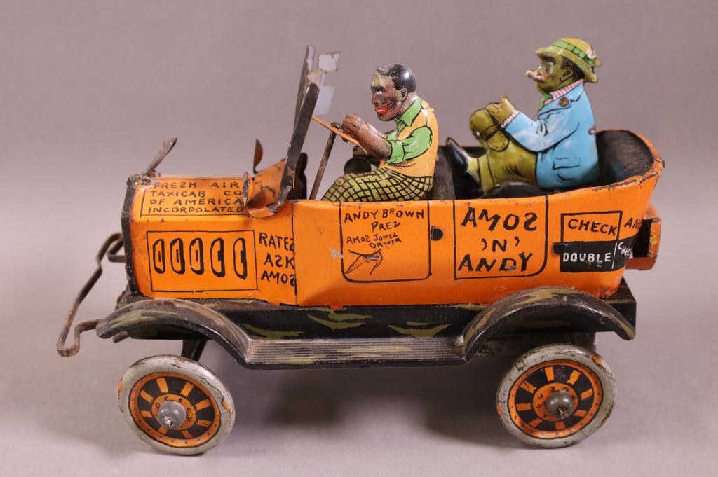 MARX AMOS & ANDY FRESH AIR TAXI TIN WIND UP TOY (1 of 5)