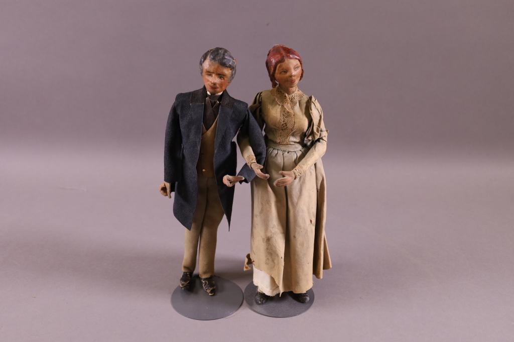 ANTIQUE COUPLE DOLLS (1 of 6)