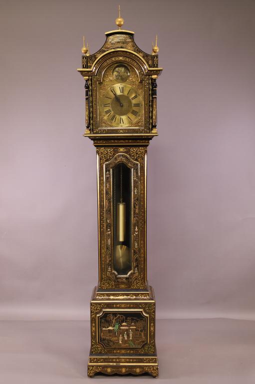 CHINOISERIE GRANDFATHER CLOCK (1 of 8)