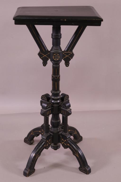 VICTORIAN EBONIZED STAND (1 of 3)
