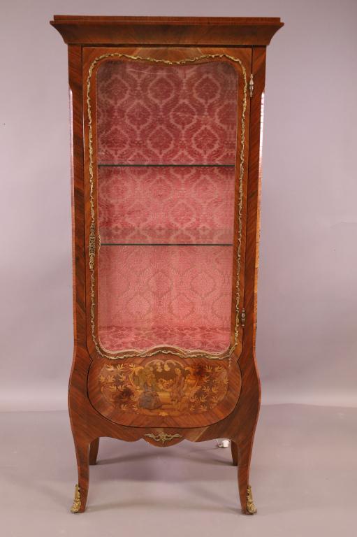 FRENCH STYLE CURIO CABINET (1 of 8)