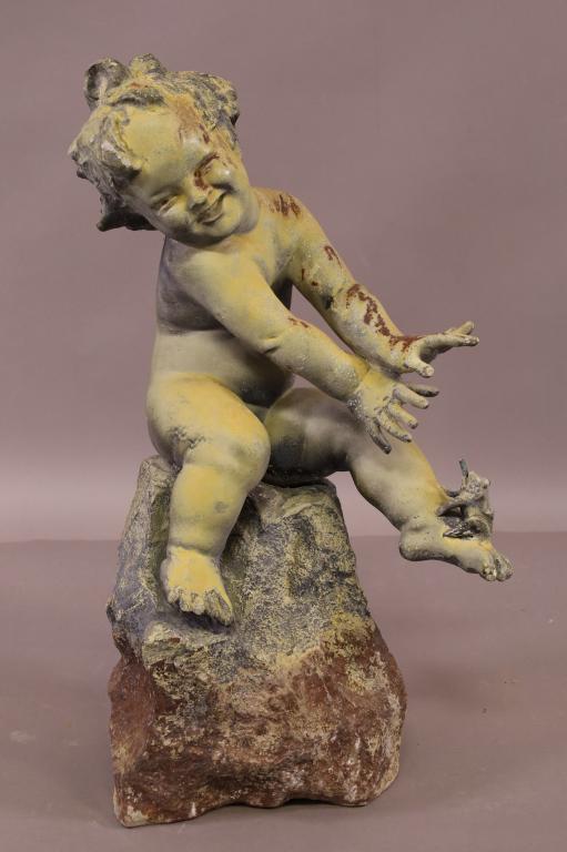 CHERUB FOUNTAIN TOP (1 of 5)