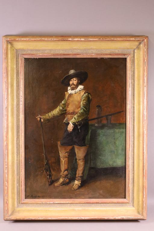 FERDINAND VICTOR LEON ROYBET CAVALIER PAINTING (1 of 4)