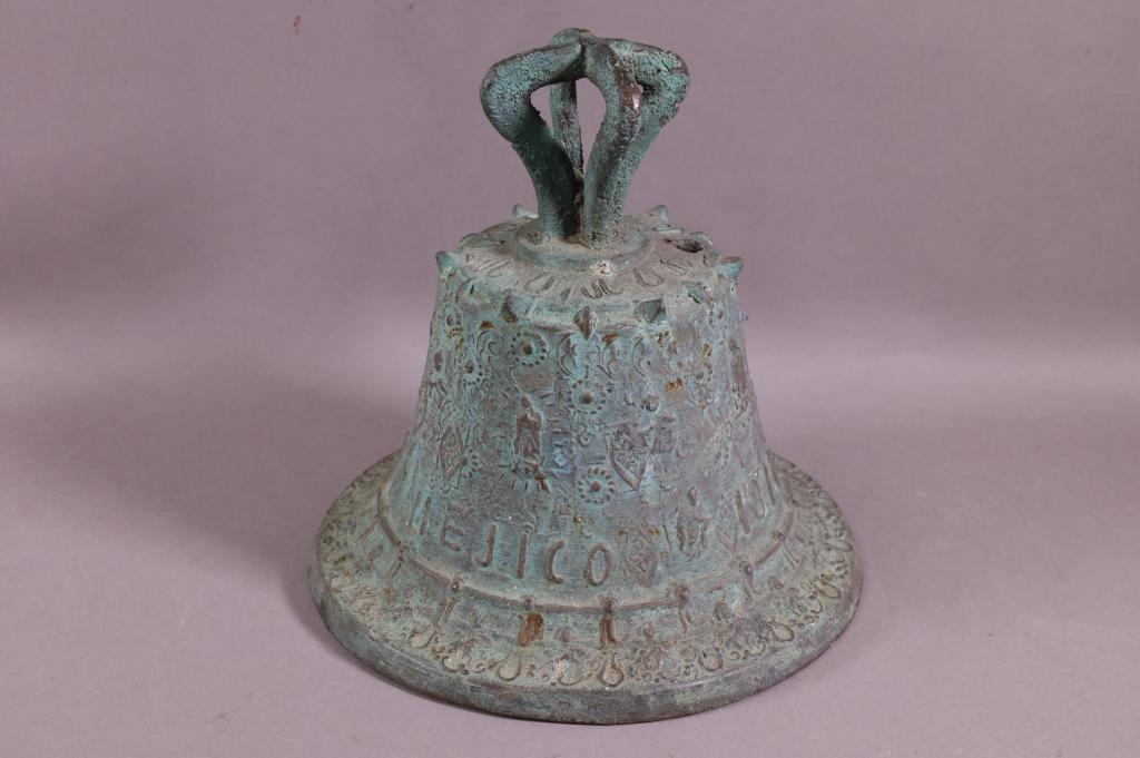 DATED 1810 MEXICAN BRONZE BELL (1 of 3)